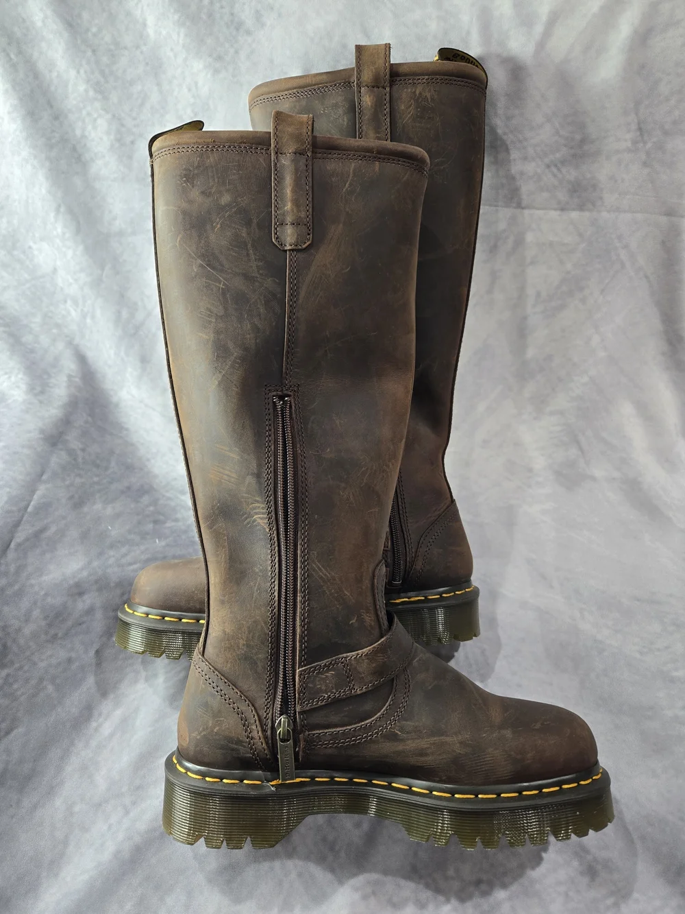 Dr. Martens Anistone Knee High Boot - Dark Brown